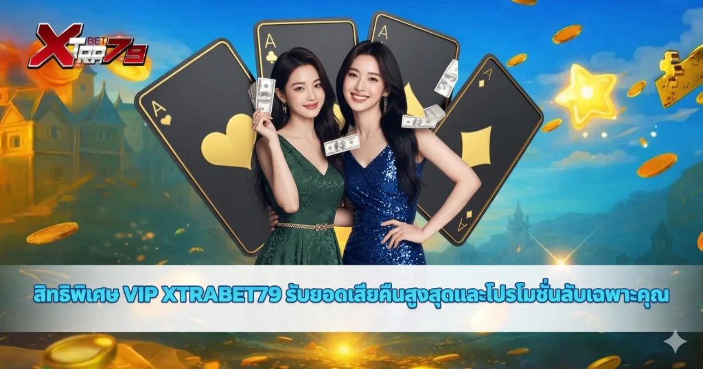 สิทธิพิเศษ VIP XTRABET79 รับยอดเสียคืนสูงสุดและโปรโมชั่นลับเฉพาะคุณ